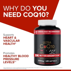 Ultra CoQ10 100mg Softgels