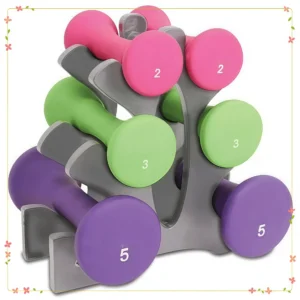 20 lb Hourglass Dumbbell Set